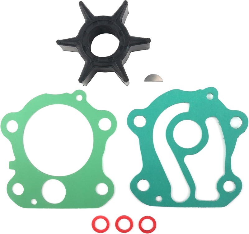 QUICKMARINE 688-44352 Marine Water Pump Impeller Service Kit fits Yamaha 2 Stroke 60-90 HP Boat Outboard Motor Replacement 688-44352-03 Sierra 18-3070 - Image 5